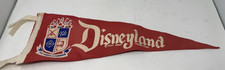 Vtg 1950s Disneyland Felt Pennant Walt Disney Productions Magic Kingdom picture