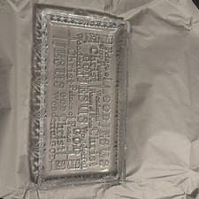 Inspirational Trinket Tray /Serveware Crystal Clear 10