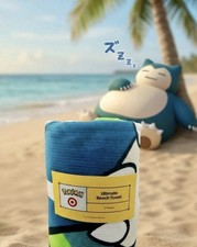 Ultimate Snorlax Beach Towel - Pokémon x Target IN HAND picture