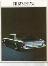 1964 Chrysler New Yorker, Newport, 300, 300-K  Dealer Sales Brochure, catalog picture