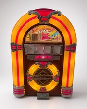 Classic Collectors Edition CR-11 Lighted Jukebox AM/FM Radio Cassette TESTED picture