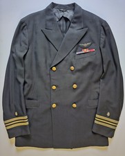 1940s Rare Hart Schaffner & Marx XL 42 Long US Navy Dress Blue Jacket  picture