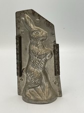 Vintage Easter Bunny, Chocolate Mold 8 1/2 Inches Tall picture