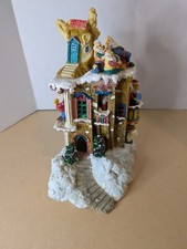 Santa's Workshop Figuerine Christmas Holiday Decor Christmas Village Large  picture