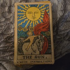 Vintage 1968 Albano Waite Tarot Deck Cards New Color Deluxe Edition 78 Cards picture