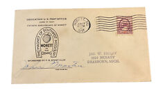 Monett MO Ozarks 1937 US Post Office Dedication 50th Anniversary Envelope ZF picture
