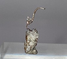 UNIQUE NATIVE SILVER IN QUARTZ MICROMOUNT-UCHUCCHACUA MINE,PERU picture