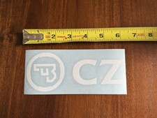 CZ Logo Die Cut Vinyl Sticker Decal Patriotic Gun USA America Marines Shot Show picture