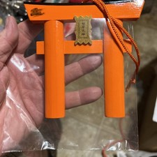 Japanese Fushimi Inari Taisha Torii Gate Hanging Wooden Charm/Ornament picture
