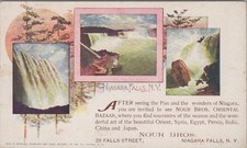 Nour Bros Oriental Bazaar Ad Pan Am Expo Niagara Falls New York NY PMC Postcard picture