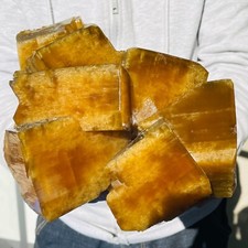 19.95LB Natural Large Grained Barite Quartz Crystal Cluster Mineral Specimen picture