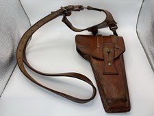 Rare Austrian Theuermann Drop Holster for Browning Hi-Power M35 Pistol Police picture