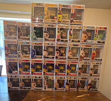 Huge Funko Pop Lot of 36 Mixed Collection W/ Protectors Star Wars Disney Marvel picture
