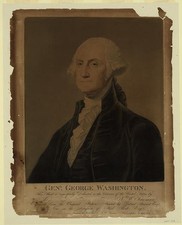 Photo:George Washington 1800s Portrait Painting Print Colonial Era picture