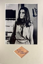 Ali MacGraw, Famous U.S Actress, Hand Signed Card, Mounted Photo With COA picture