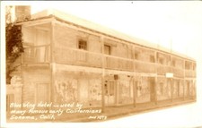 Vtg Postcard RPPC 1930s EKKP Sepia  - Sonoma California CA Blue WIng Hotel UNP picture