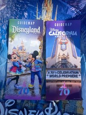 Disneyland DCA Park Guide Map January 2026 70th California Adventure Guidemap picture