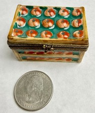 Authentic Hand Painted Limoges Florida Oranges Box picture