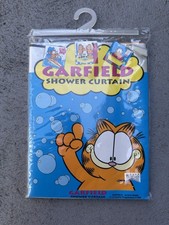 Vintage Garfield Shower Curtain Rare Collectable Hong Kong New Old Stock Paws picture