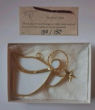 The Dove's Nest Stained Glass Angel Ornament 2001 Limited Edition 139/150... picture