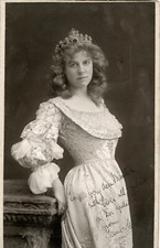 JESSIE MILLWARD SIGNED LARGE SARONY CABINET-STYLE PHOTO • 13” Tall X 7-1/2” Wide picture