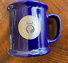 George Washington University Blue Mug with Pewter Seal, The Annapolis Group picture