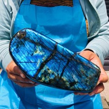 4.55LB Natural Gorgeous Labradorite Quartz Crystal Stone Specimen Healing picture