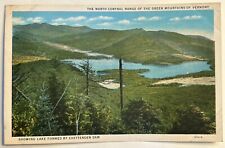 Green Mountains. Chittenden Dam. Lake. Vermont Postcard. VT picture