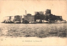 Marseille France Le Château d'If Castle Divided Back Postcard c1910 Unused picture