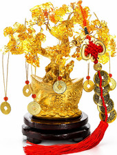 9 Piece Citrine Money Tree, 7