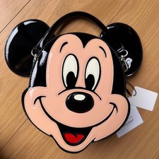 Disney SERIES CREATED by MOUSSY Mickey Mouse Face Shoulder 2Way Hand Bag picture