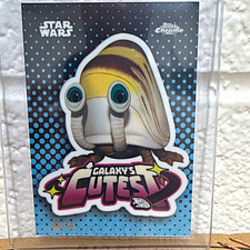 2026 Topps Chrome Star Wars Galaxy's Cutest Dokma QT-3 Gold 06/10 picture