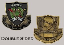 Fort Jackson Sergeant Audie Murphy Club SAMC Military Challenge Coin  J#30 picture