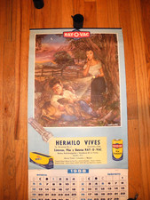 Vintage 1958 Calendar 
