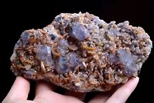 518g Natural Purple Fluorite & Calcite Dolomite Mineral Specimen/Inner  Mongolia picture