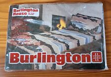Burlington House Twin Flat Sheet VTG Lake Mountain Cabin Rare design New Sealed picture