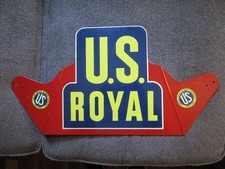 Vintage Original U S Royal Metal Tire Rack Display Sign United States Rubber Co picture