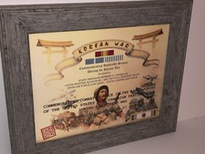 KOREAN WAR SERVICE ~ VETERAN'S COMMEMORATIVE CERTIFICATE ~ Type 1 picture