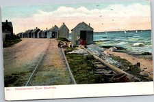 Newburyport MA Clam Shanties Waterfront Antique Undivided Back Postcard c1905 picture