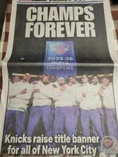 RING DINGED KNICKS FALL TO SIXERS IN NBA TITLE OPENER NY POST 10/21 2026 picture