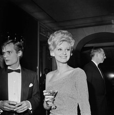 British actor David McCallum his wife British actress Jill Ireland- Old Photo picture