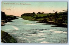 County Donegal Ireland Postcard Rapids on the Erne Ballyshannon 1908 Posted picture