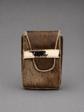 Inuit Vtg Chukchi Fur Pouch, Arctic Folk Case, Fur Bag, Chukchi Souvenir picture