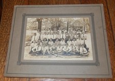 RARE ANTIQUE PALMER MA.BASEBALL PHOTOGRAPH BOYS GIRLS CLASS PHOTO picture