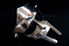 Antique  MF Doom Mask Real Metal With Soft Back Covered Fully Wearable Handmade picture