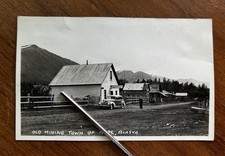 Vintage Hope Alaska Old Mining Town Real Photo Postcard picture
