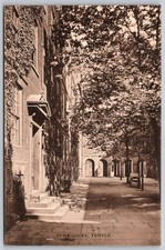Pump Court Temple London England Antique Postcard c1920s Wren F487 picture