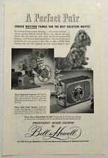 Vintage 1949 Original Print Advertisement Full Page - Bell & Howell picture