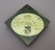 VTG Official 2007 40th NFR Las Vegas Wrangler PRCA Montana SS Trophy Belt Buckle picture