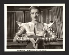 RARE ORIGINAL BREATHTAKING C1932 ASIAN GODDESS MYRNA LOY THIRTEEN WOMEN PHOTO picture